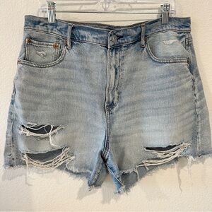 American Eagle 90's Boyfriend High Waist Denim Short Size 16 EUC